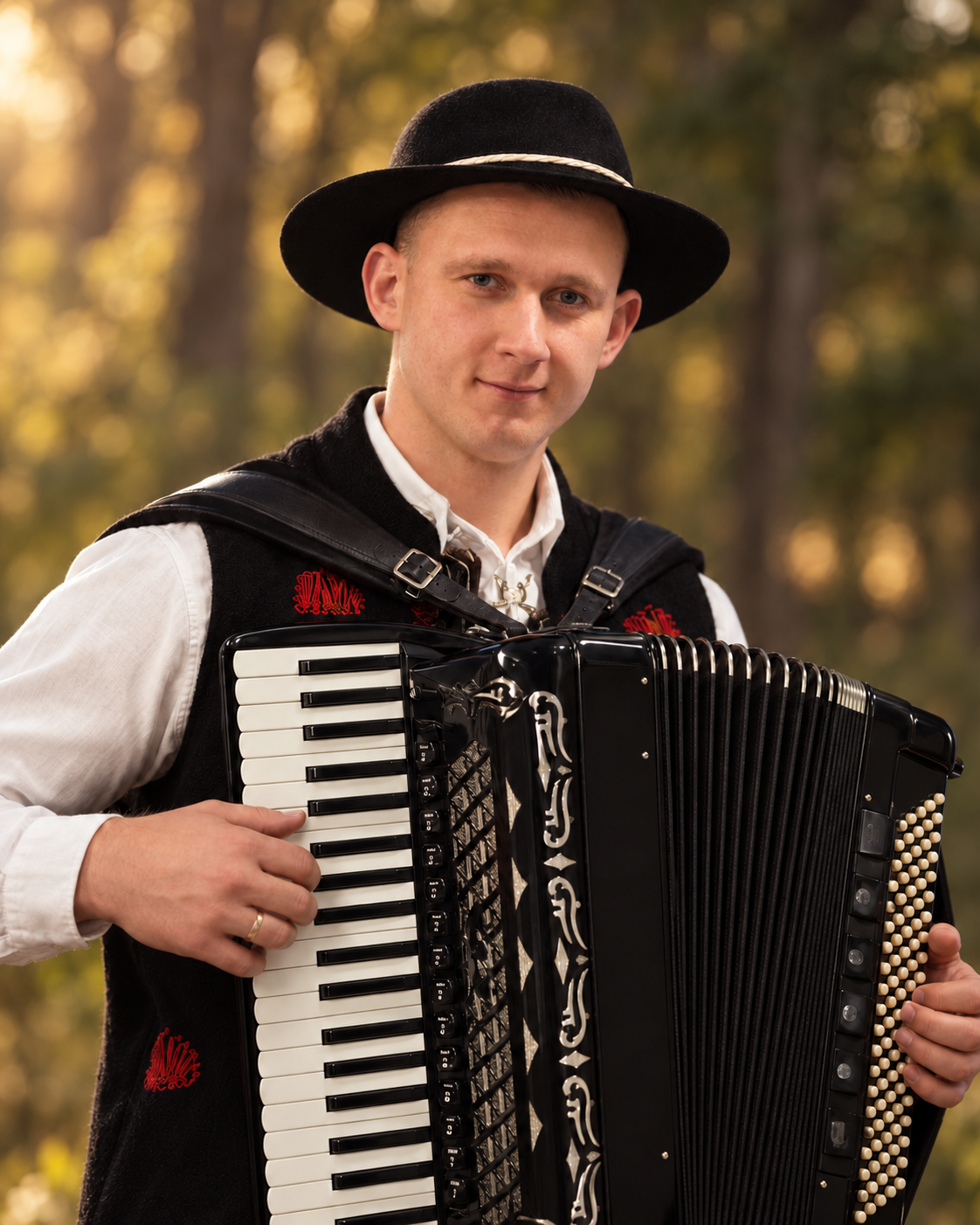 Damian z akordeonem